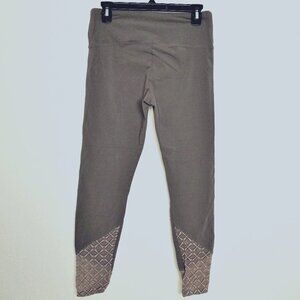 Tribal Flatten It leggings Workout Active Brown M